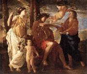Nicolas Poussin Inspiration of the Poet oil on canvas